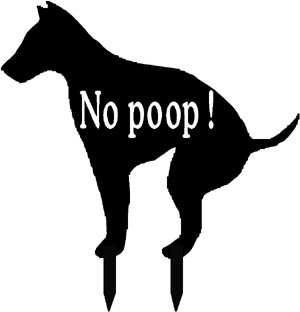 ITEM #No Poop Silhouette